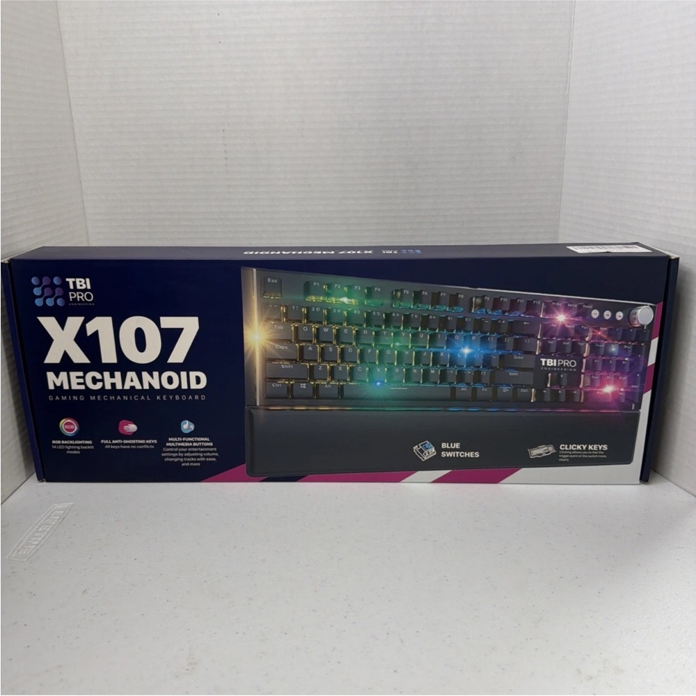 X107 Mechanoid Gaming Mechanical Keyboard - Black